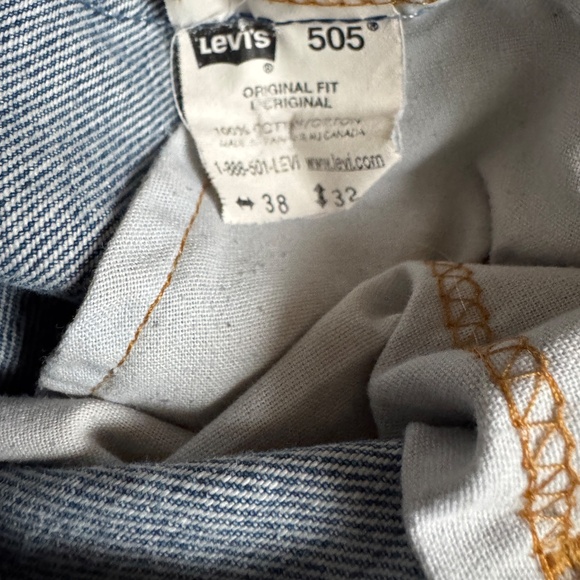 Levi's - Light Blue Regular Fit 505 Jeans - Picture 13 of 13